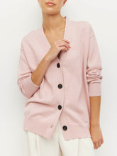 Load image into Gallery viewer, Juliette Hogan Marvin Cardi Cotton Knit - Ballet Pink Hyde Boutique
