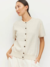 Load image into Gallery viewer, Juliette Hogan Twin T Cardi Cotton Knit - Toast Marle Hyde Boutique
