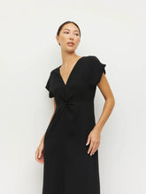 Load image into Gallery viewer, Juliette Hogan Tove Dress Luxe Suiting - Black Hyde Boutique
