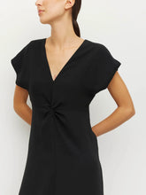 Load image into Gallery viewer, Juliette Hogan Tove Dress Luxe Suiting - Black Hyde Boutique
