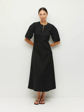 Load image into Gallery viewer, Juliette Hogan Finley Dress Tech Twill Suiting - Black Hyde Boutique
