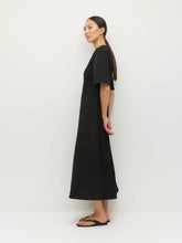 Load image into Gallery viewer, Juliette Hogan Finley Dress Tech Twill Suiting - Black Hyde Boutique
