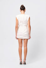 Load image into Gallery viewer, Mossman Wrapped In You Mini Dress - White Hyde Boutique
