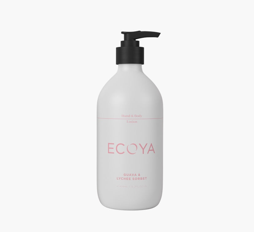 Ecoya Hand & Body Lotion - Guava & Lychee Sorbet Body Collection Ecoya   