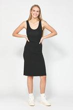 Load image into Gallery viewer, Ketz-ke Knee Length Core Slip Dress - Black  Mrs Hyde Boutique   
