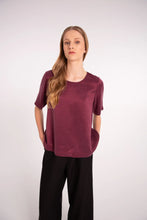 Load image into Gallery viewer, Nyne Bow Top - Merlot  Hyde Boutique   
