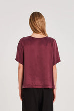Load image into Gallery viewer, Nyne Bow Top - Merlot  Hyde Boutique   
