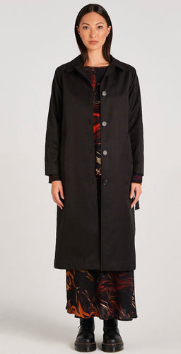 Nyne Ottie Trench - Black  Hyde Boutique   